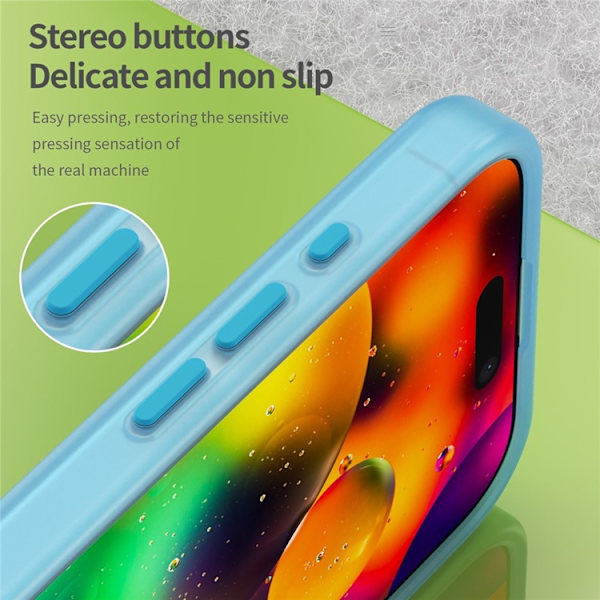 Mobilskal till iPhone 17 MagSafe Slim Matte Translucent - Blå Blå