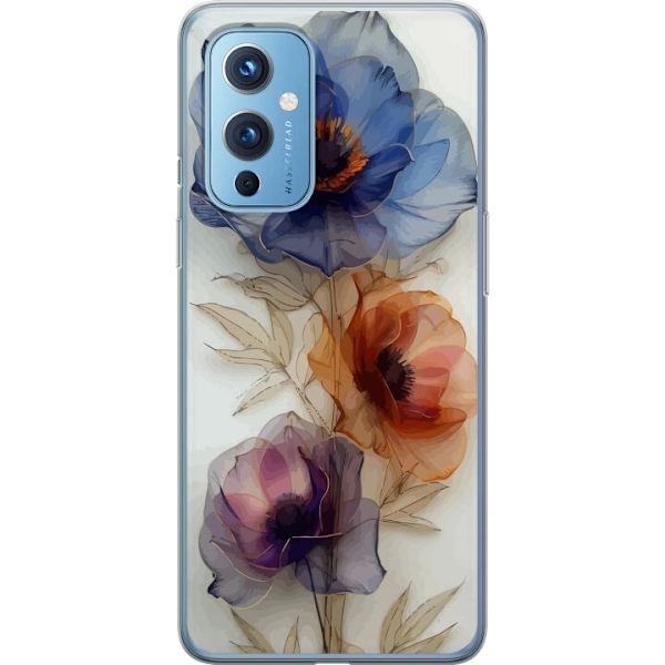 Mobilcover til OnePlus 9 med Silke Blomster