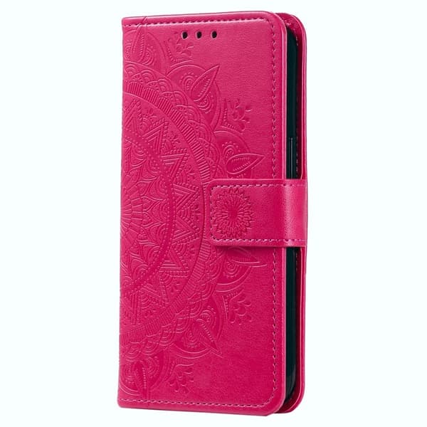 ABEEL Samsung Galaxy A55 5G Plånboksfodral Konstläder - Rosa
