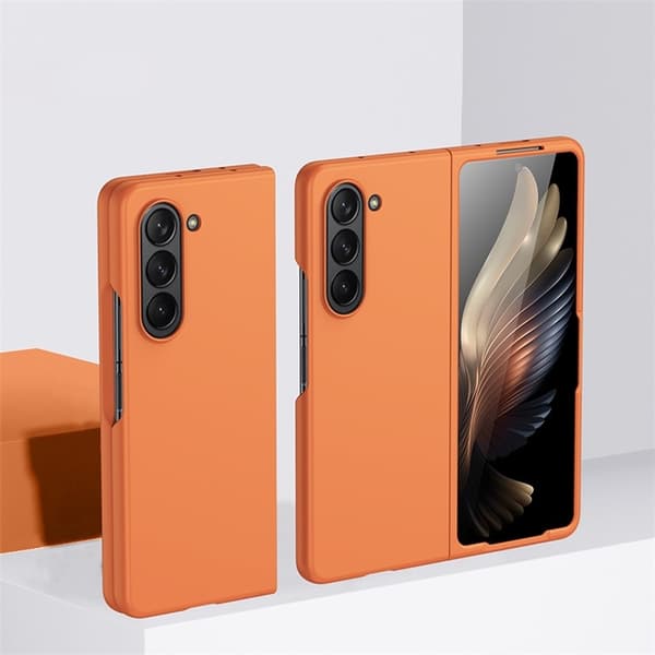 Mobilskal till Galaxy Z Fold 5 Anti-Scratch - Orange Orange