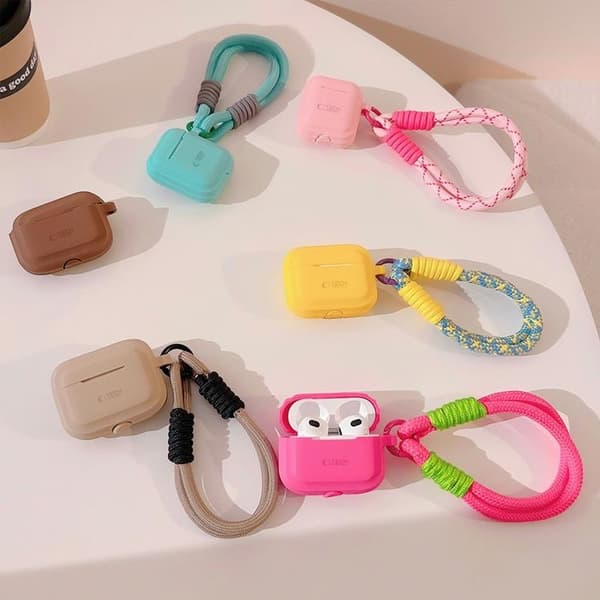 Tech-Protect Airpods Pro 1/2 Shell silikone reb - Cafe Latte Beige