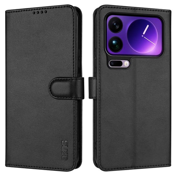 AZNS Xiaomi 17 Pro Plånboksfodral Konstläder - Svart