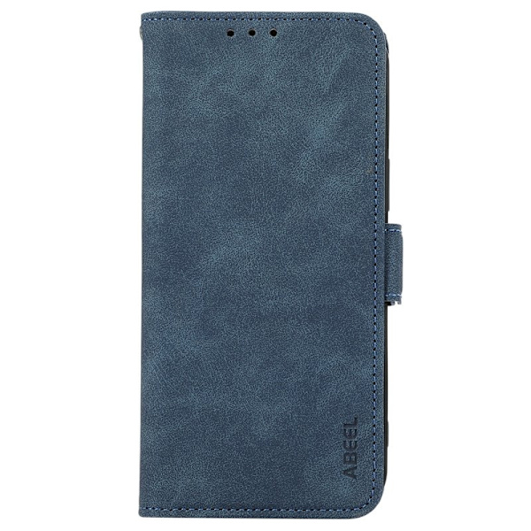 ABEEL iPhone Air Plånboksfodral Konstläder Folio Ställ Blå