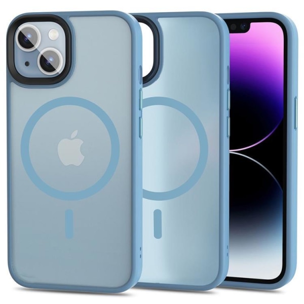 Tech-Protect iPhone 14 mobiltaske Magsafe - Matt Sierra Blue