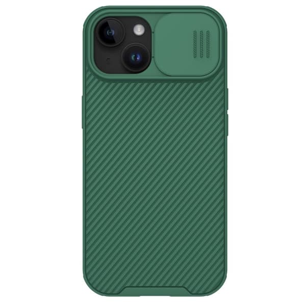 NILLKIN CamShield Pro Mobilskal till iPhone 15 Plus med Kamera Skydd Grön