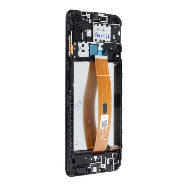 Galaxy A12 Skärm med LCD-display ORG Renoverad Svart