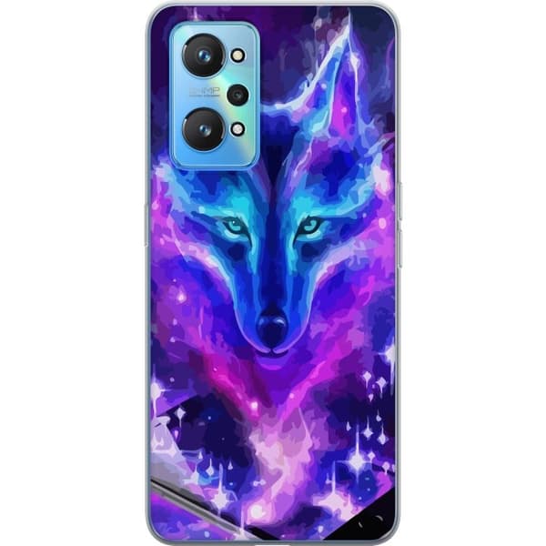 Mobilcover til Realme GT Neo2 med Neon Ulv