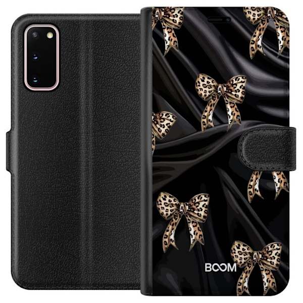 Pung Taske til Samsung Galaxy S20 med Leopard Bow