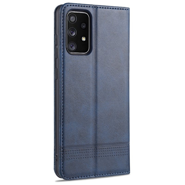 AZNS Samsung Galaxy A72 Plånboksfodral Konstläder - Blå