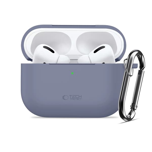 Tech-Protect Apple Airpods Pro 3 Etui Silikone Krog - Babyblå Blå
