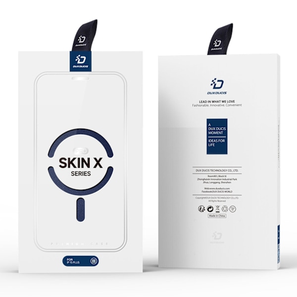 Dux Ducis iPhone 15 Plus Plånboksfodral Magsfae Skin X Pro