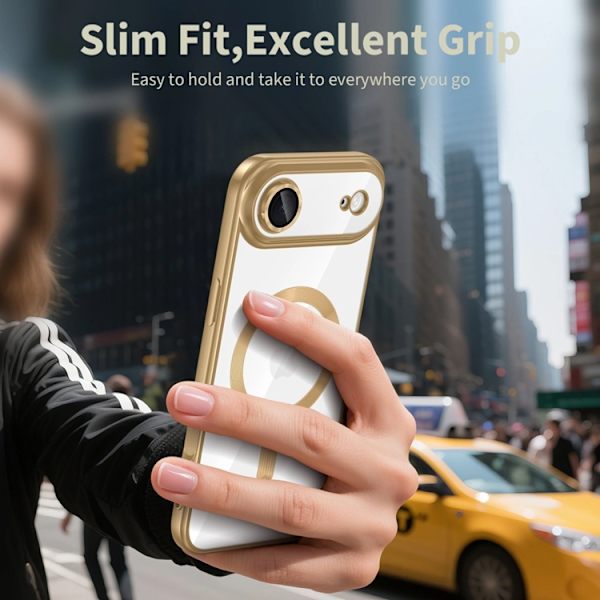 Tech-Protect Mobilskal till iPhone Air Magsafe Flex - Shiny Guld Guld