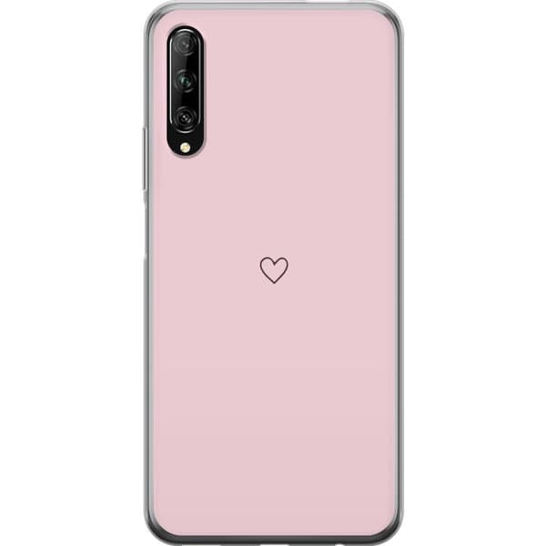 Telefontaske til Huawei P smart Pro 2019 med lille hjerte