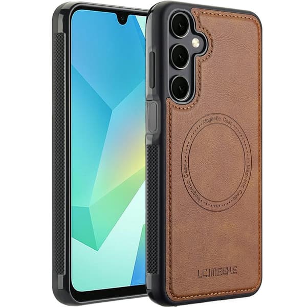 LC.IMEEKE Mobilskal för Samsung Galaxy S26 Plus Magnetiskt TPU - Brun