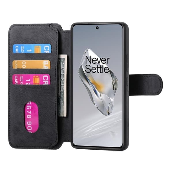CASENEO OnePlus 12 5G Plånboksfodral Konstläder - Svart