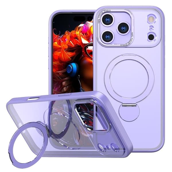 Mobilskal till iPhone 17 Pro Max MagSafe Rotating Kickstand - Lila Lila Lila