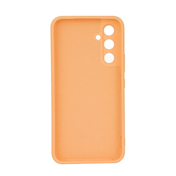 Onsala Mobilskal till Galaxy A55 5G Silikonkänsla - Apricot Orange