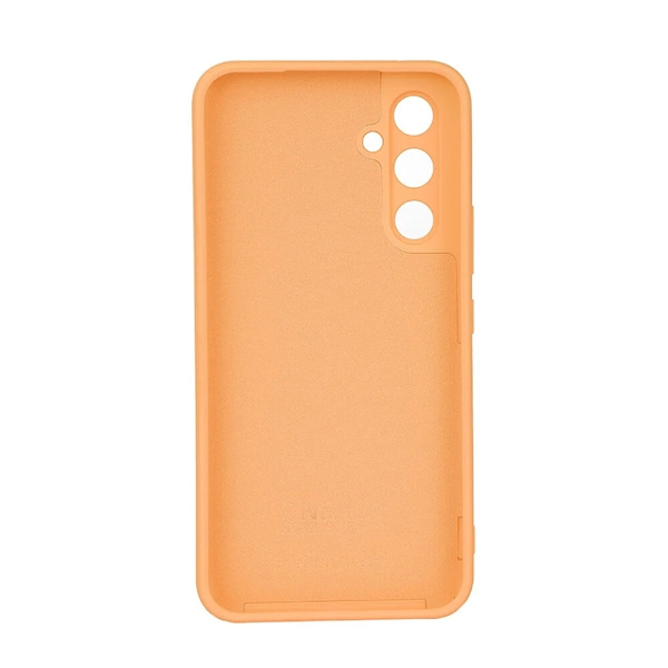Onsala telefonetui til Galaxy A55 5G Silicone Feeling - Abrikos Orange