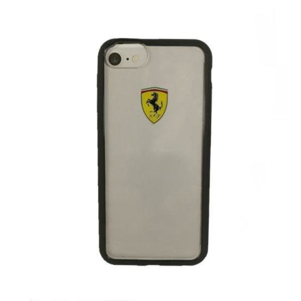 Ferrari Hardcase Mobilskal iPhone 7 / 8 / SE 2020 - Transparent Svart