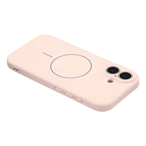 WANLONFENG Mobilskal till iPhone 17 MagSafe Med 2Pcs Härdat Glas XQ1 Rosa