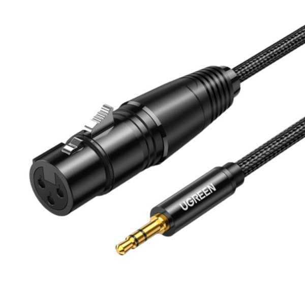 Ugreen Audio Kabel 3.5mm Mini Jack Han Til XLR Hun 1m - Sva