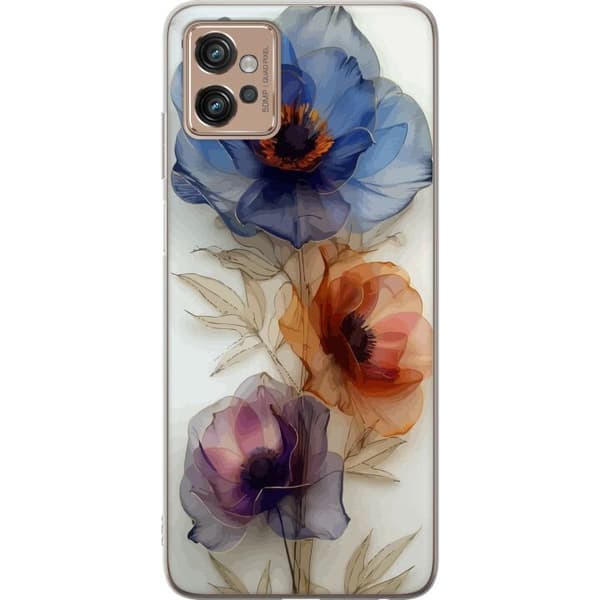 Mobilskal till Motorola Moto G32 med Silkesblommor