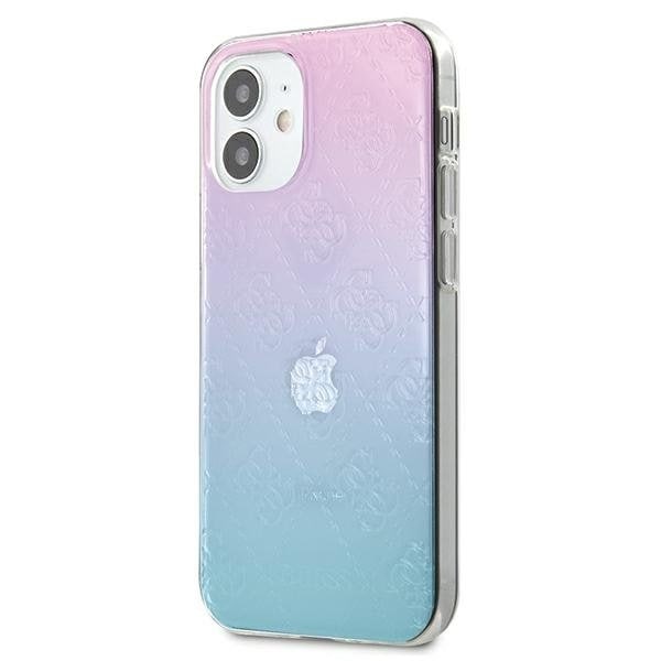 Guess Skal iPhone 12 mini 3D Pattern Collection - Blå Blå
