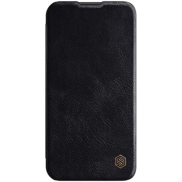 Nillkin iPhone 14 Plus -lompakkokotelo Qin Pro Nahka - Musta Black