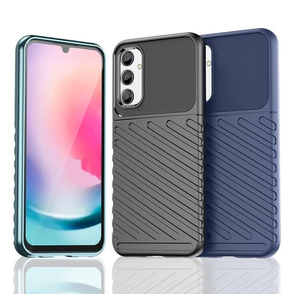 Mobilskal till Galaxy M34 Thunder Armored - Svart Svart
