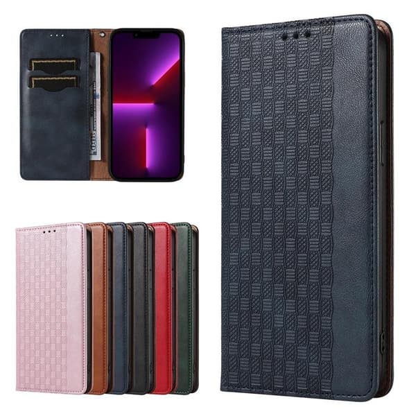 iPhone 13 Pro Plånboksfodral Magnet Strap - Blå Blå