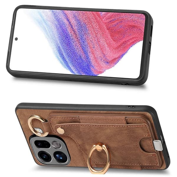 Oppo Find X9 Pro 5G Plånboksfodral KonstLäder - Brun