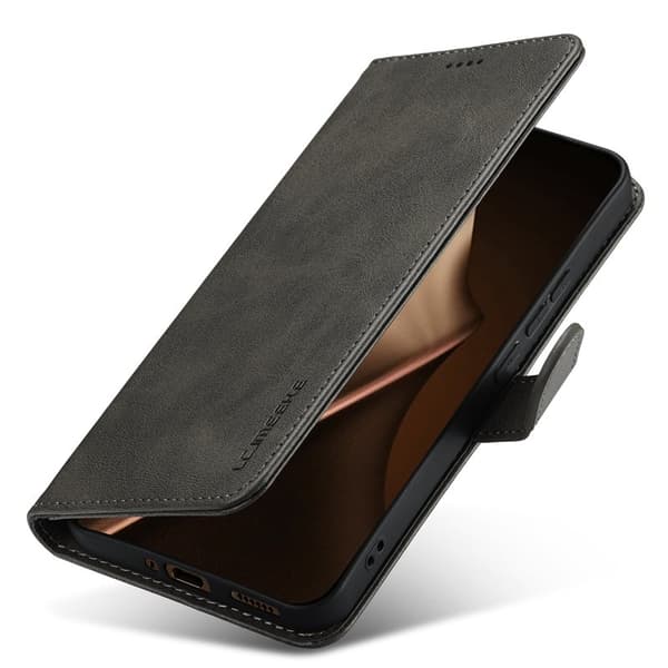 LC.IMEEKE Xiaomi 15T Pro Plånboksfodral Konstläder - Grå