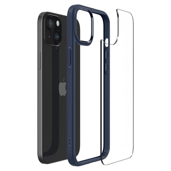 Spigen Mobilskal till iPhone 15 Plus Ultra Hybrid - Navy Blå Blå