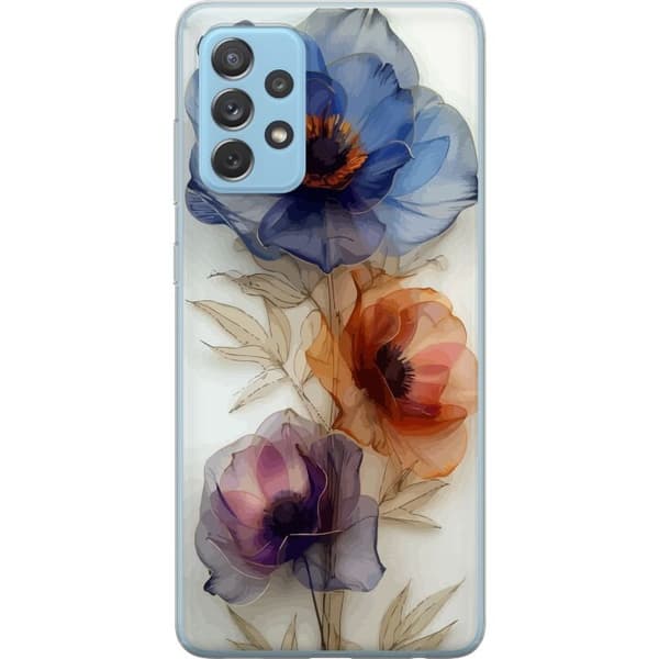 Mobilcover til Samsung Galaxy A52 5G med silkeblomster