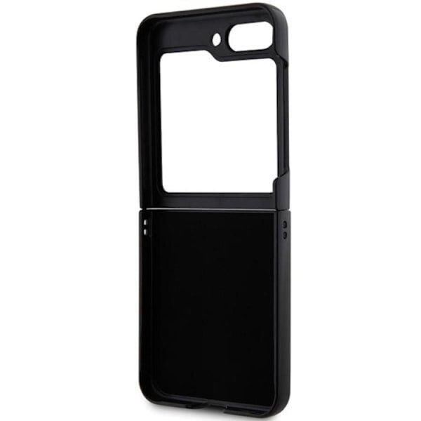 Karl Lagerfeld Galaxy Z Flip 5 Mobilskal Saffiano Monogram Choupette Pin Svart