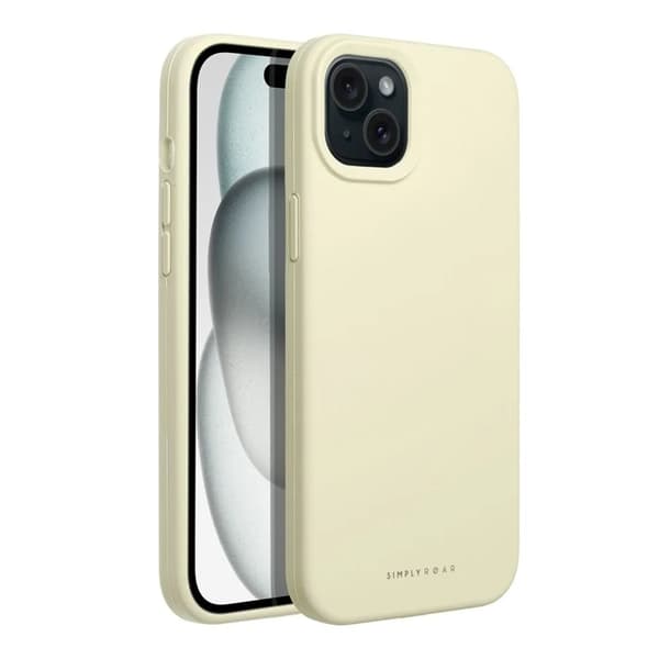 Roar Mobilskal till iPhone 13 Roar Cloud Skin - Ljusgul Gul
