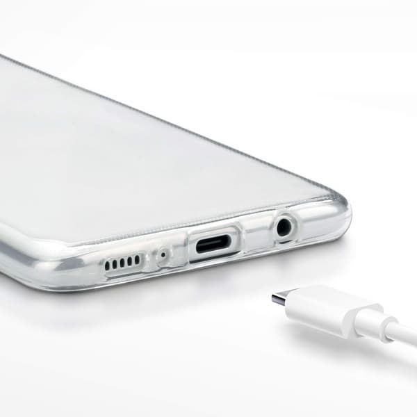 Qubits Mobilskal till Samsung Galaxy A70 - Transparent Transparent
