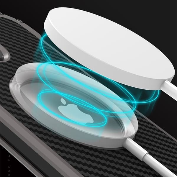 R-JUST Mobilskal till iPhone 13 Pro Max i Kolfiber och Aluminium - Grå