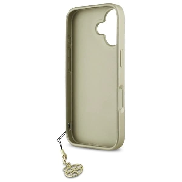 Guess telefontaske til iPhone 16 Plus 4G Charms Collection - Sort Black