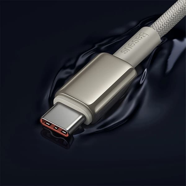 Baseus USB-C till USB-C kabel 100W 2m Tungsten Gold - Guld Guld
