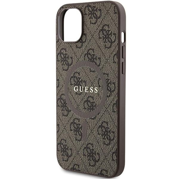 Guess iPhone 14 -puhelimen kuori Magsafe 4G Classic Brun