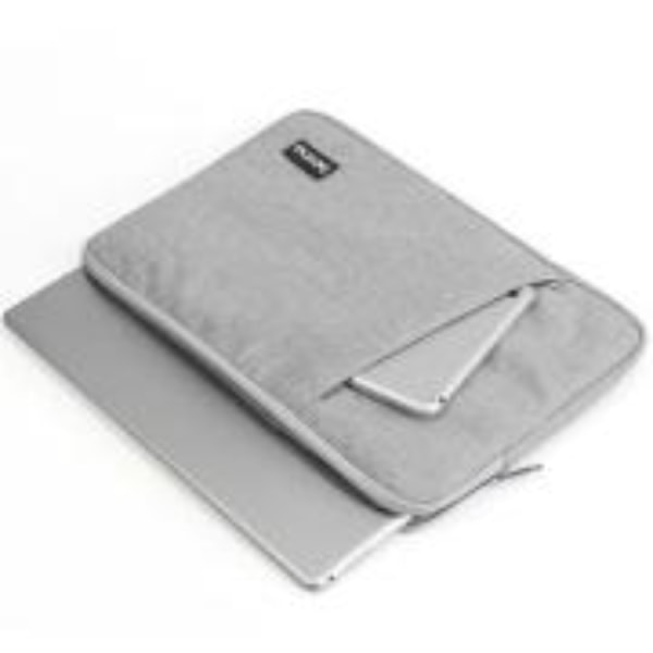 Baona computertaske 13" med lomme - grå