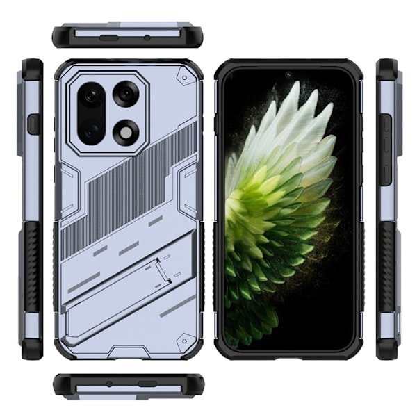 Mobilskal till OnePlus 15 PC + TPU Shockproof Kickstand - Grå Grå