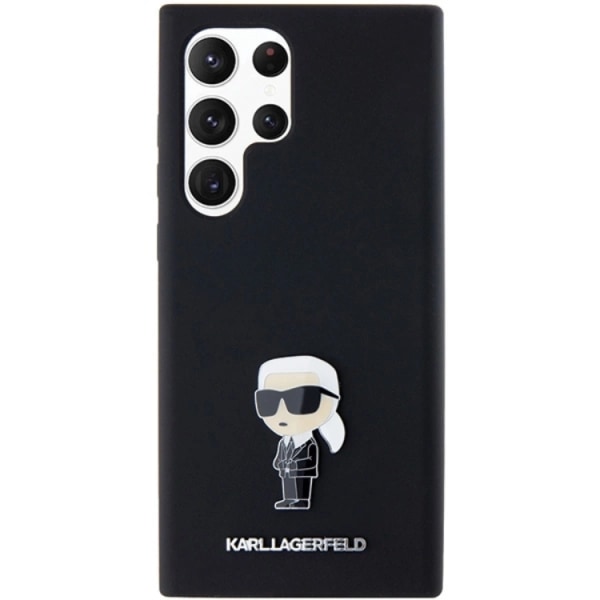 Karl Lagerfeld Galaxy S23 Ultra Mobile Case Silicone Iconic Metal P