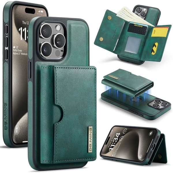 DG.MING M6 Series Mobilskal till iPhone 14 Pro Max Magnetiskt Grön