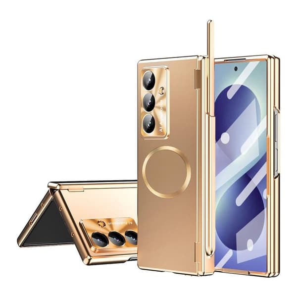 Mobilskal För Galaxy Z Fold 8 MagSafe Hård PC - Champagneguld Guld