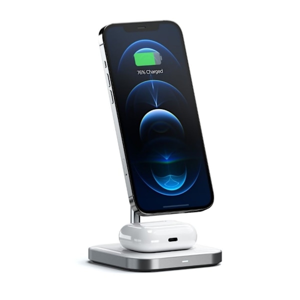 SATECHI 2-in-1 Trådlös Laddare Stand Magnetic