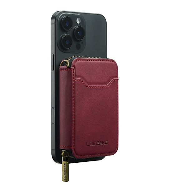 LC.IMEEKE L6 Plånboksfodral RFID Blocking Konstläder - Röd Röd