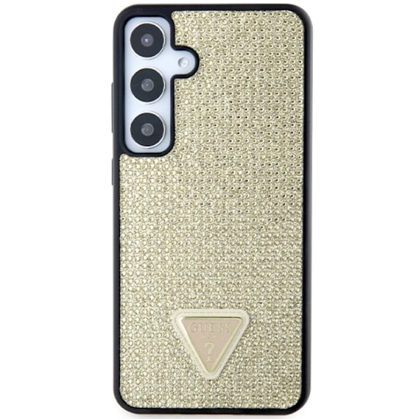 Guess Galaxy S24 Plus Mobilskal Rhinestone Triangle - Guld