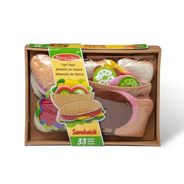 MND Felt Food Play Sandwich Set